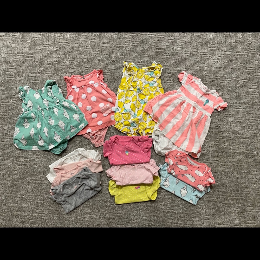 Baby girl 9 month clothes bundle